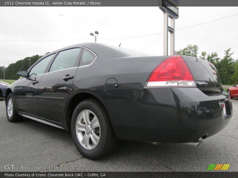 Ashen Gray Metallic / Ebony 2012 Chevrolet Impala LS