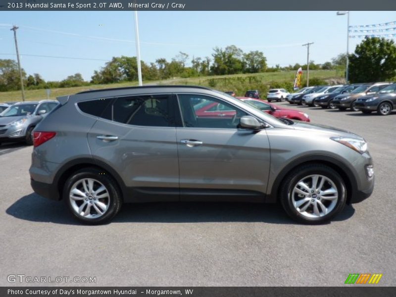 Mineral Gray / Gray 2013 Hyundai Santa Fe Sport 2.0T AWD