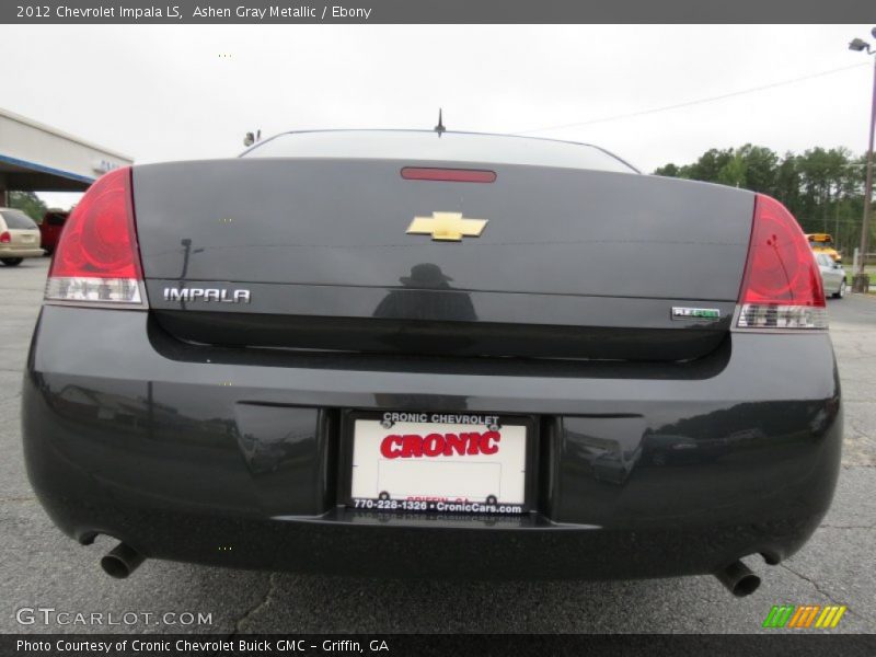 Ashen Gray Metallic / Ebony 2012 Chevrolet Impala LS