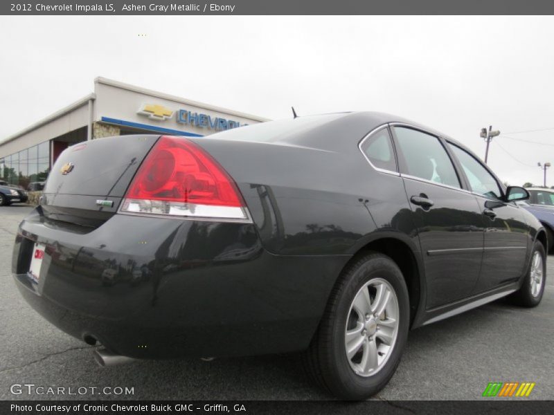 Ashen Gray Metallic / Ebony 2012 Chevrolet Impala LS