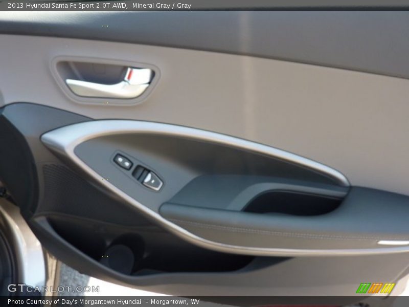 Mineral Gray / Gray 2013 Hyundai Santa Fe Sport 2.0T AWD