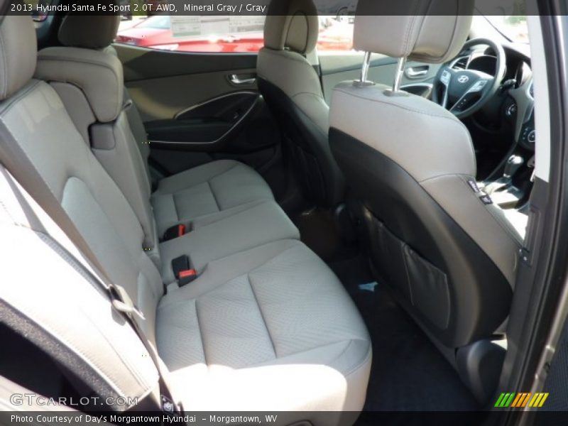 Mineral Gray / Gray 2013 Hyundai Santa Fe Sport 2.0T AWD