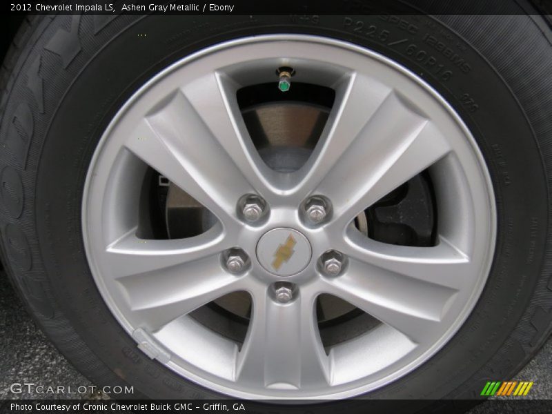 Ashen Gray Metallic / Ebony 2012 Chevrolet Impala LS