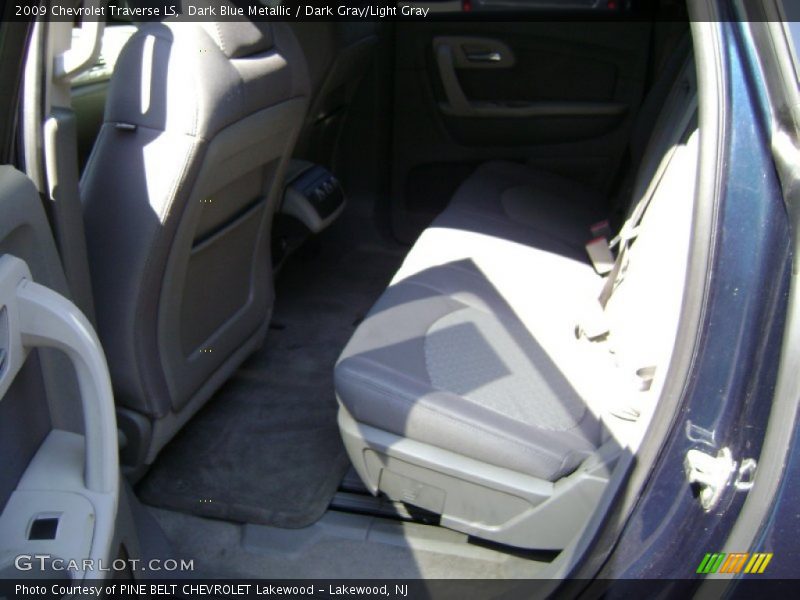 Dark Blue Metallic / Dark Gray/Light Gray 2009 Chevrolet Traverse LS