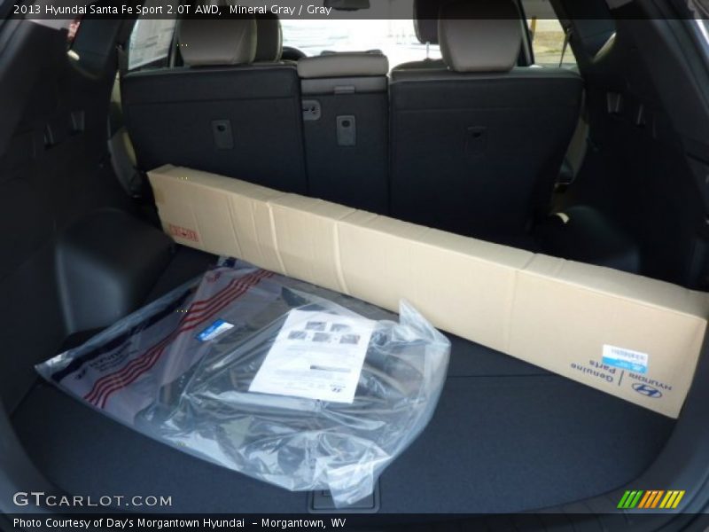 Mineral Gray / Gray 2013 Hyundai Santa Fe Sport 2.0T AWD