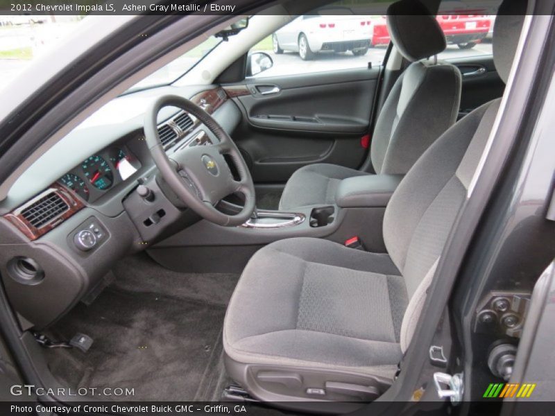 Ashen Gray Metallic / Ebony 2012 Chevrolet Impala LS
