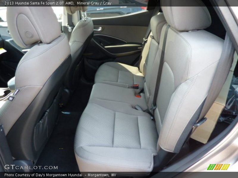 Mineral Gray / Gray 2013 Hyundai Santa Fe Sport 2.0T AWD