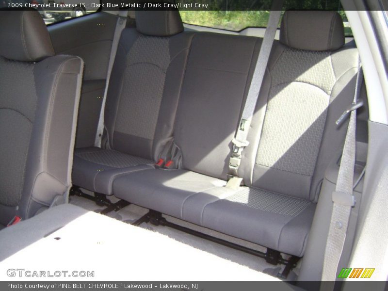 Dark Blue Metallic / Dark Gray/Light Gray 2009 Chevrolet Traverse LS