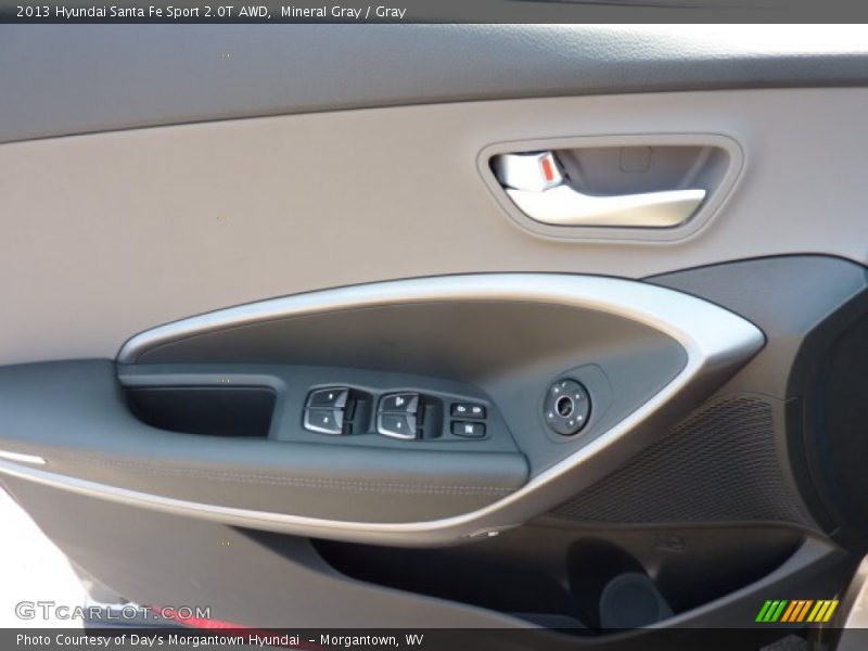 Mineral Gray / Gray 2013 Hyundai Santa Fe Sport 2.0T AWD