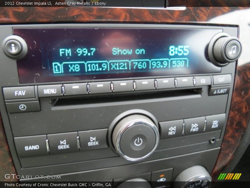 Ashen Gray Metallic / Ebony 2012 Chevrolet Impala LS