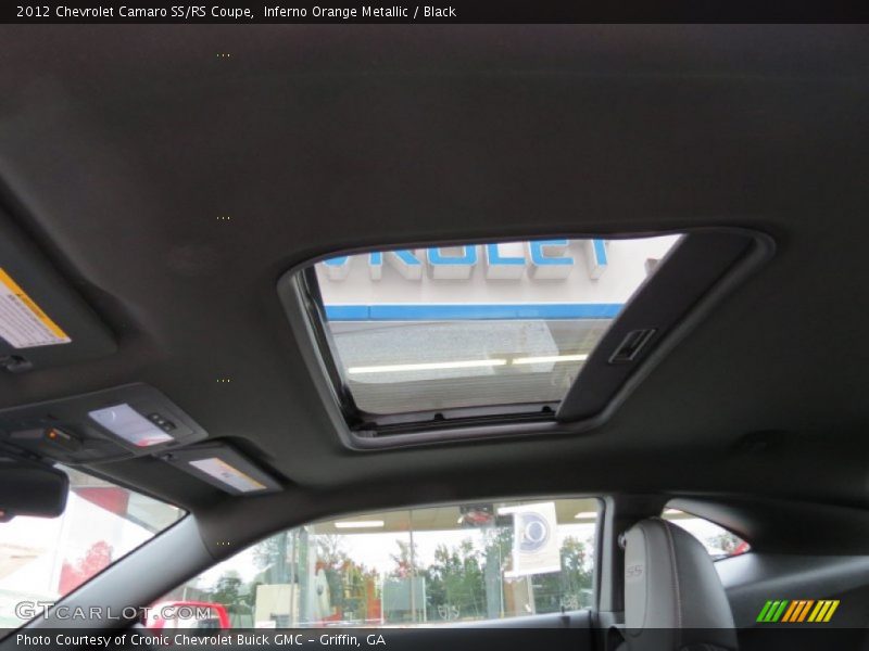 Inferno Orange Metallic / Black 2012 Chevrolet Camaro SS/RS Coupe