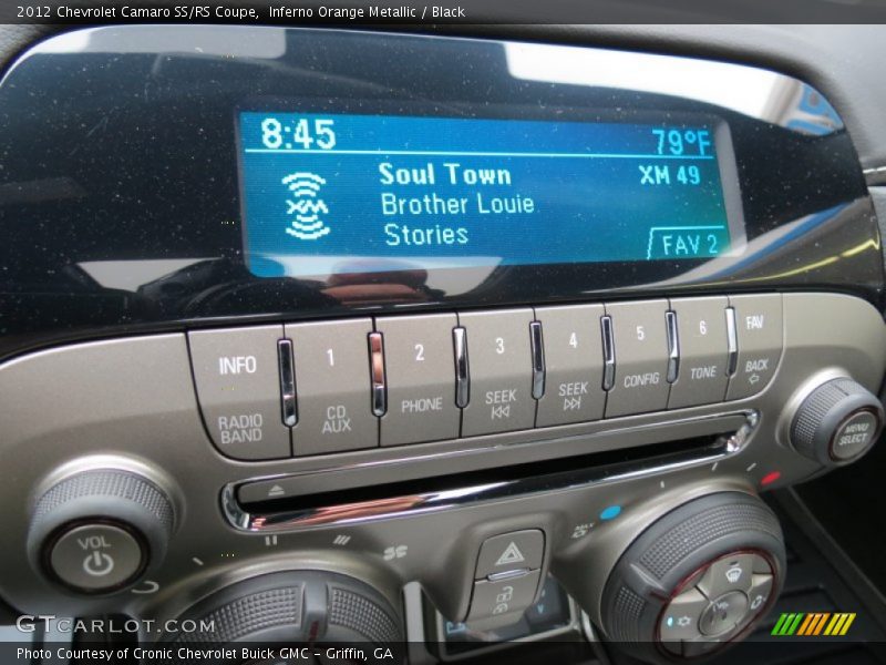 Audio System of 2012 Camaro SS/RS Coupe