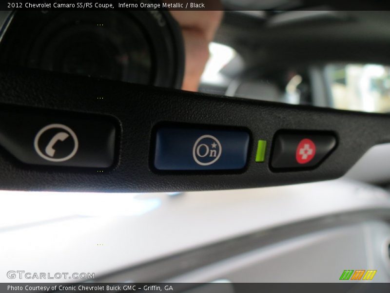 Inferno Orange Metallic / Black 2012 Chevrolet Camaro SS/RS Coupe