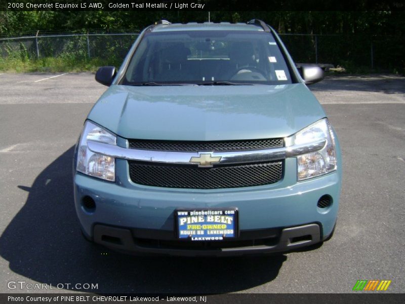 Golden Teal Metallic / Light Gray 2008 Chevrolet Equinox LS AWD