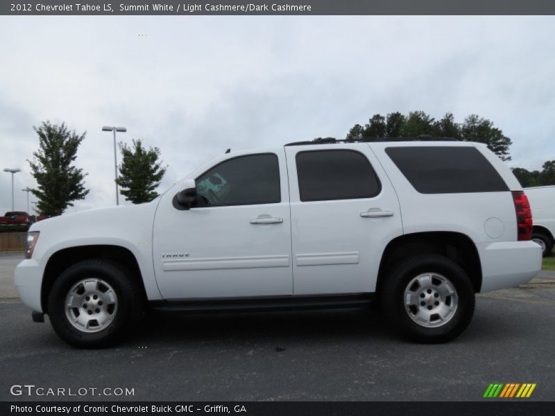 Summit White / Light Cashmere/Dark Cashmere 2012 Chevrolet Tahoe LS