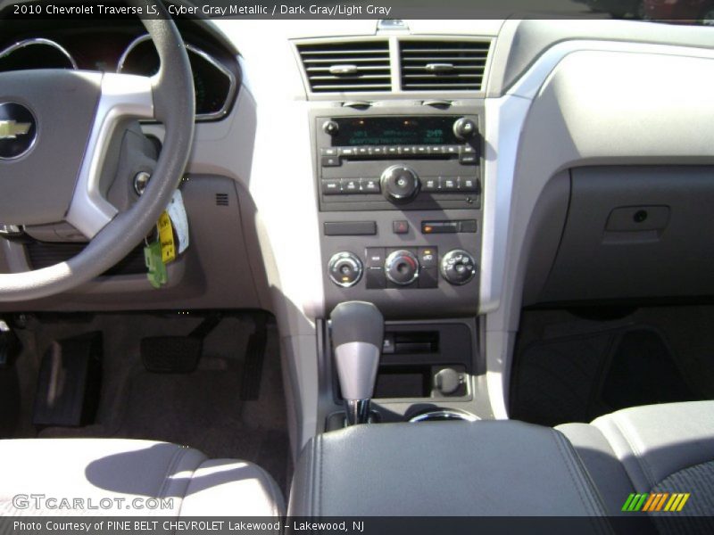 Cyber Gray Metallic / Dark Gray/Light Gray 2010 Chevrolet Traverse LS
