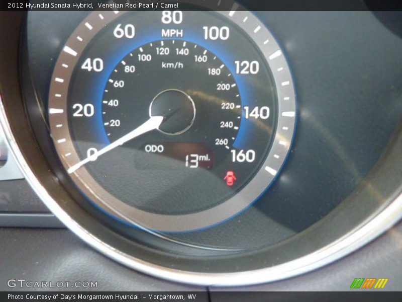 Venetian Red Pearl / Camel 2012 Hyundai Sonata Hybrid