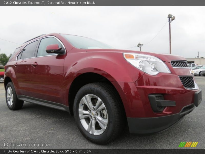 Cardinal Red Metallic / Jet Black 2012 Chevrolet Equinox LT