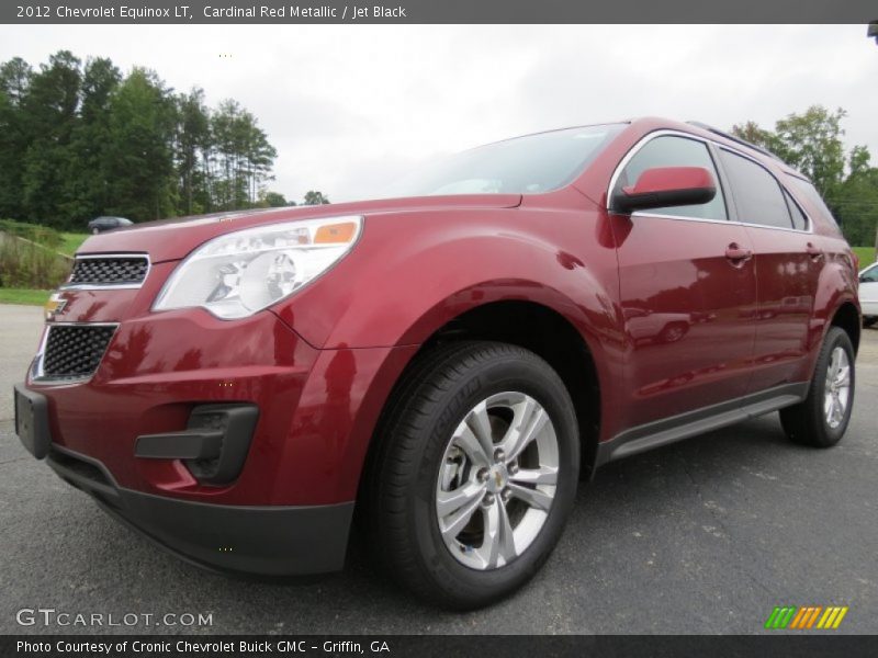 Cardinal Red Metallic / Jet Black 2012 Chevrolet Equinox LT