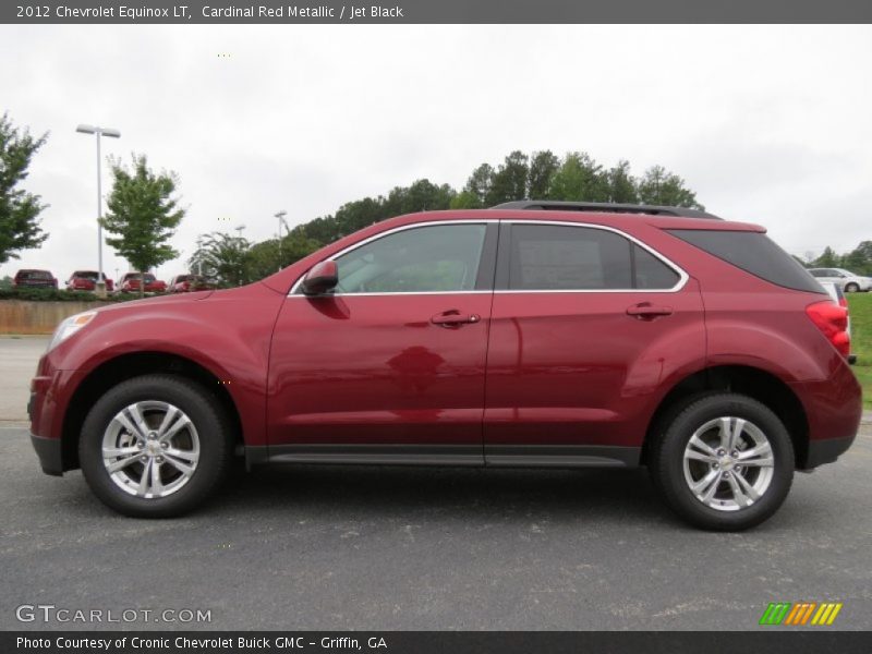 Cardinal Red Metallic / Jet Black 2012 Chevrolet Equinox LT