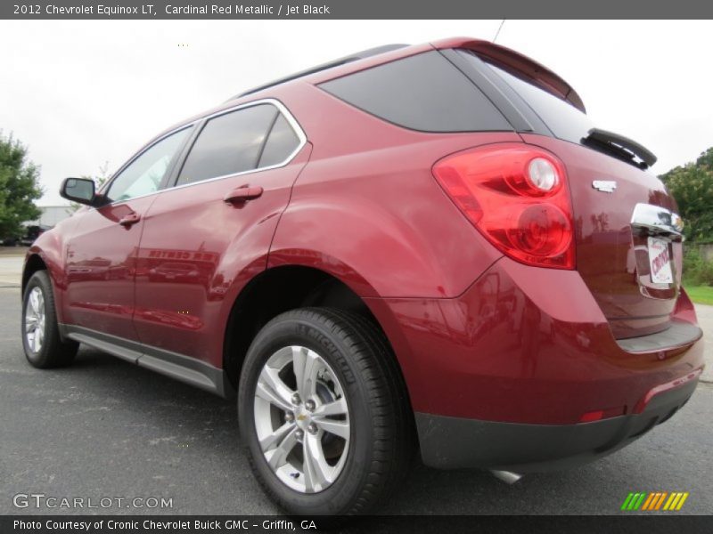 Cardinal Red Metallic / Jet Black 2012 Chevrolet Equinox LT