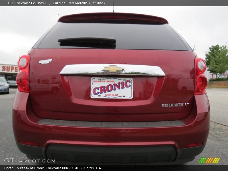Cardinal Red Metallic / Jet Black 2012 Chevrolet Equinox LT