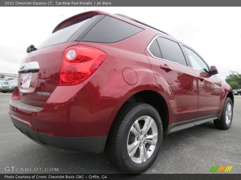 Cardinal Red Metallic / Jet Black 2012 Chevrolet Equinox LT
