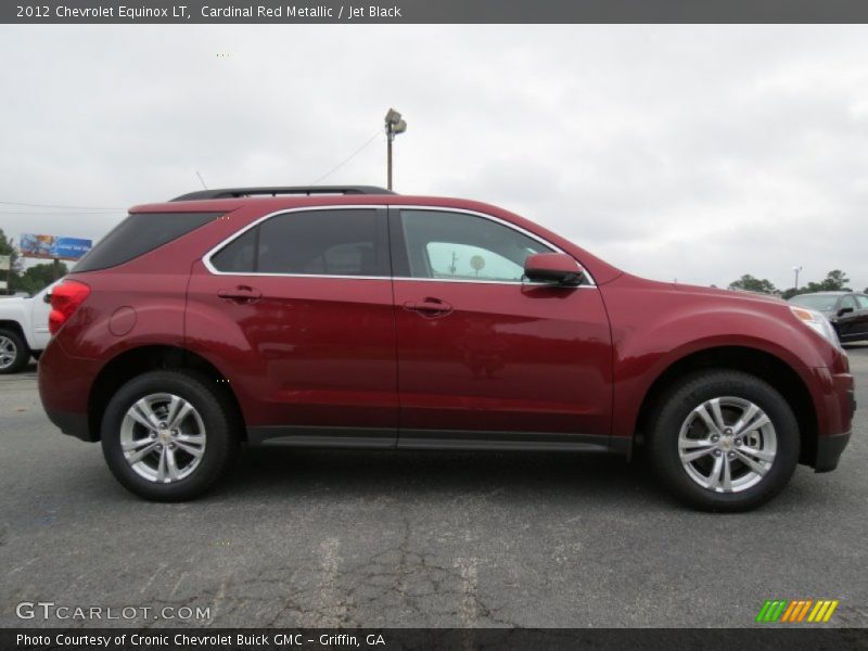Cardinal Red Metallic / Jet Black 2012 Chevrolet Equinox LT
