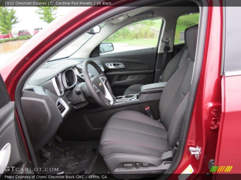 Cardinal Red Metallic / Jet Black 2012 Chevrolet Equinox LT