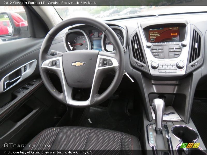 Cardinal Red Metallic / Jet Black 2012 Chevrolet Equinox LT
