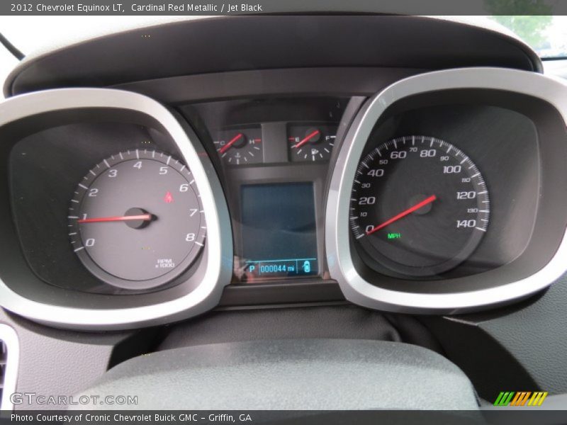 Cardinal Red Metallic / Jet Black 2012 Chevrolet Equinox LT