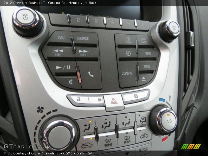 Cardinal Red Metallic / Jet Black 2012 Chevrolet Equinox LT