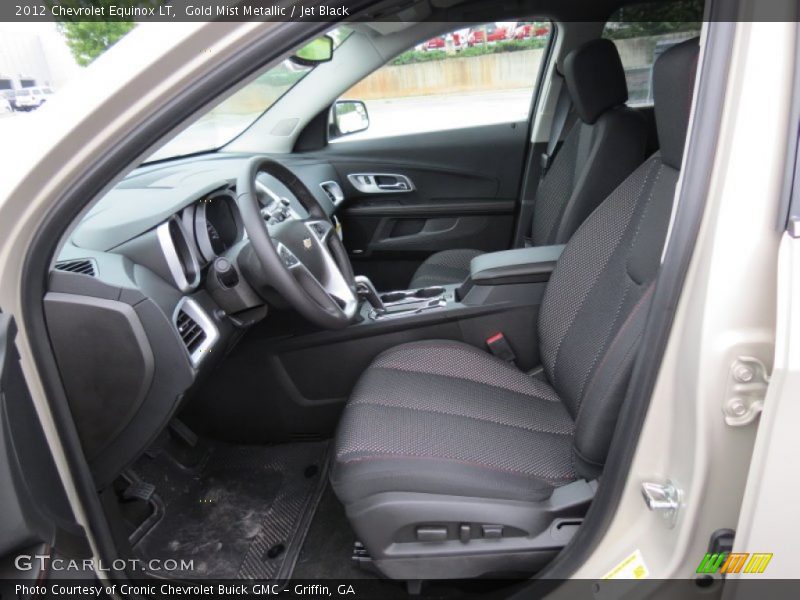 Gold Mist Metallic / Jet Black 2012 Chevrolet Equinox LT