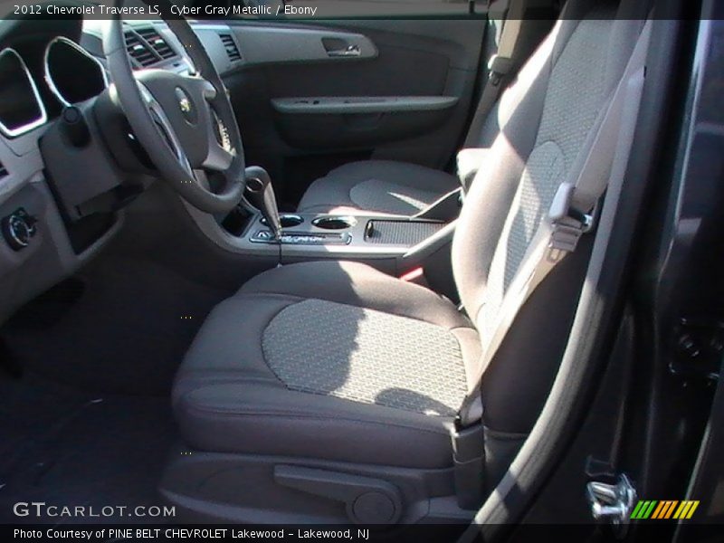 Cyber Gray Metallic / Ebony 2012 Chevrolet Traverse LS
