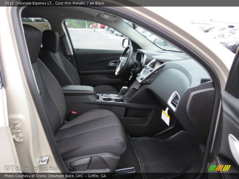 Gold Mist Metallic / Jet Black 2012 Chevrolet Equinox LT