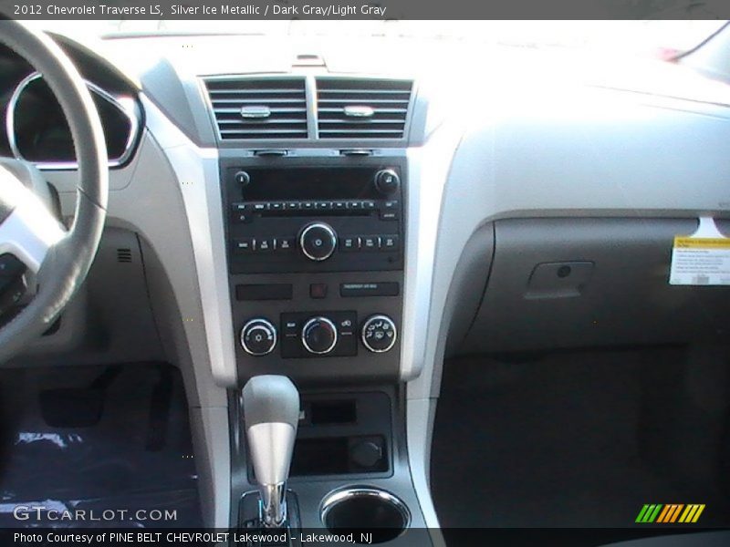 Silver Ice Metallic / Dark Gray/Light Gray 2012 Chevrolet Traverse LS