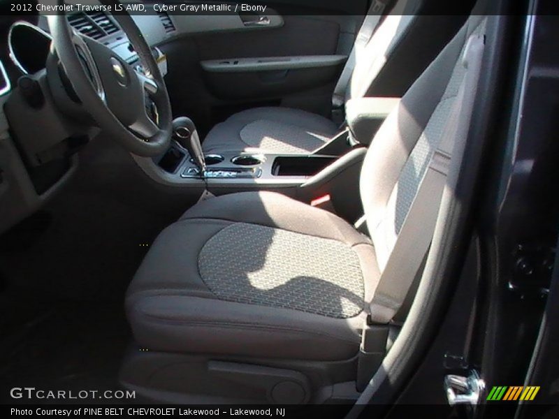 Cyber Gray Metallic / Ebony 2012 Chevrolet Traverse LS AWD