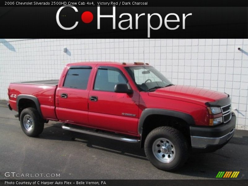 Victory Red / Dark Charcoal 2006 Chevrolet Silverado 2500HD Crew Cab 4x4