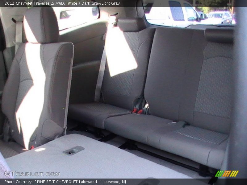 White / Dark Gray/Light Gray 2012 Chevrolet Traverse LS AWD