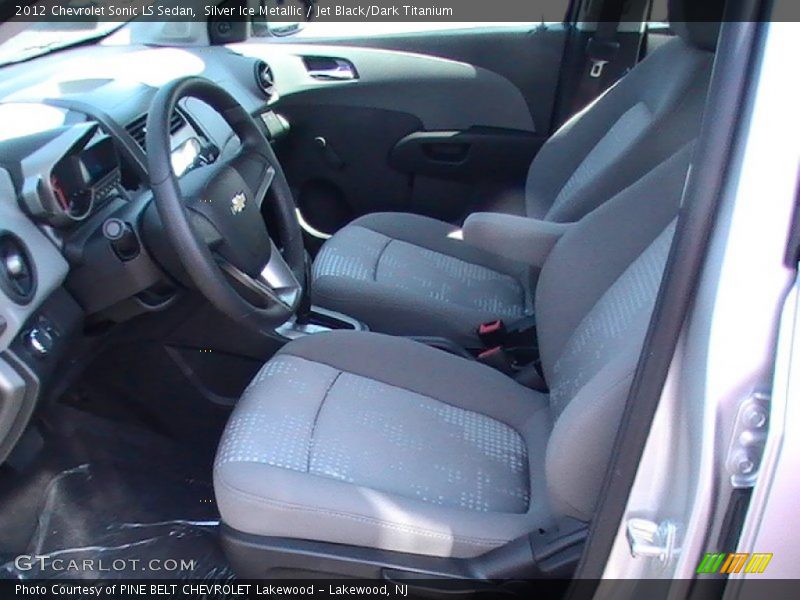 Silver Ice Metallic / Jet Black/Dark Titanium 2012 Chevrolet Sonic LS Sedan