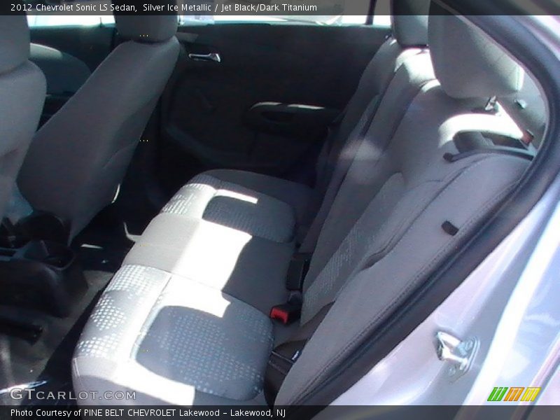Silver Ice Metallic / Jet Black/Dark Titanium 2012 Chevrolet Sonic LS Sedan