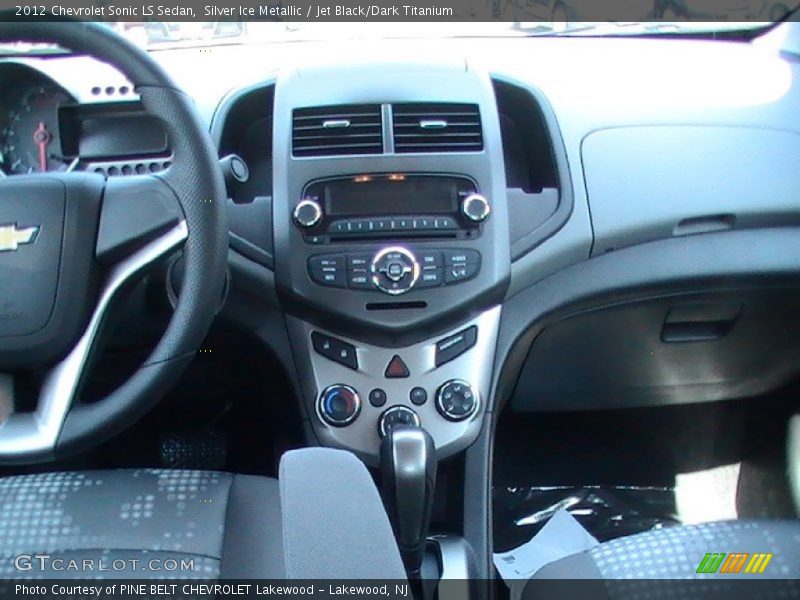 Silver Ice Metallic / Jet Black/Dark Titanium 2012 Chevrolet Sonic LS Sedan