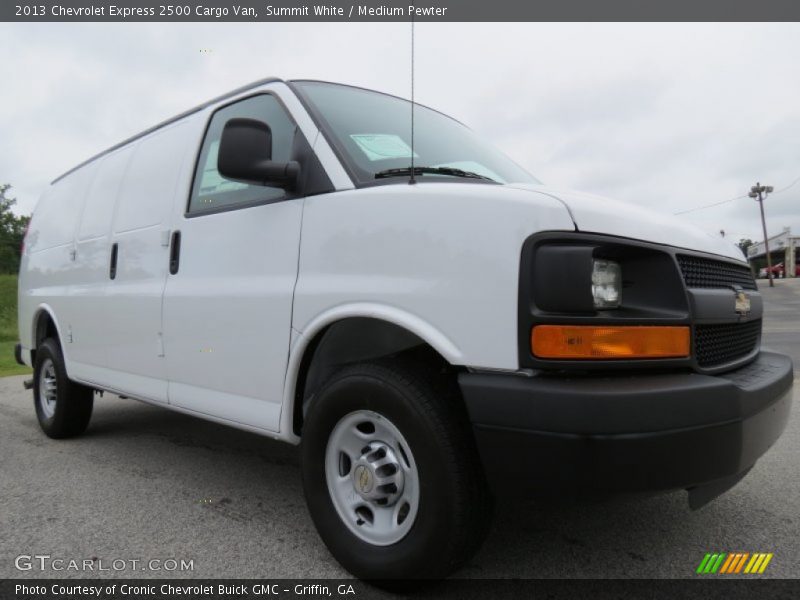 Summit White / Medium Pewter 2013 Chevrolet Express 2500 Cargo Van