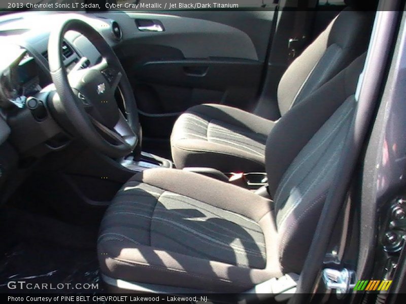 Cyber Gray Metallic / Jet Black/Dark Titanium 2013 Chevrolet Sonic LT Sedan