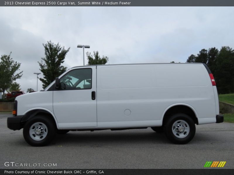 Summit White / Medium Pewter 2013 Chevrolet Express 2500 Cargo Van