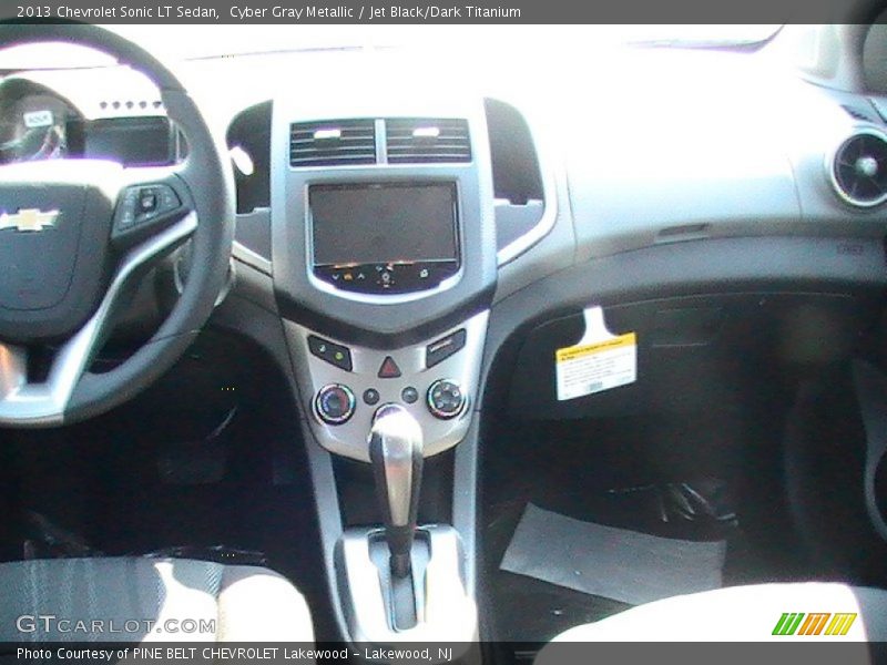 Cyber Gray Metallic / Jet Black/Dark Titanium 2013 Chevrolet Sonic LT Sedan