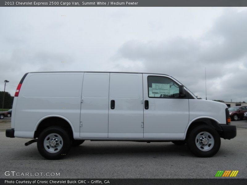 Summit White / Medium Pewter 2013 Chevrolet Express 2500 Cargo Van