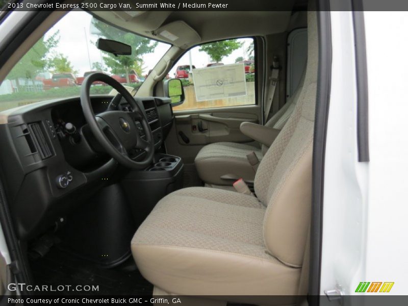 Summit White / Medium Pewter 2013 Chevrolet Express 2500 Cargo Van