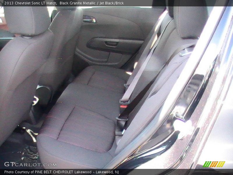 Black Granite Metallic / Jet Black/Brick 2013 Chevrolet Sonic LT Hatch