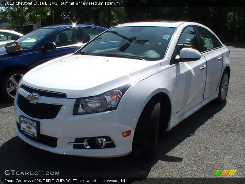 Summit White / Medium Titanium 2013 Chevrolet Cruze LTZ/RS